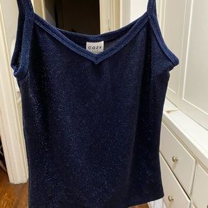 Gorgeous Navy Sparkle Cami-Tank